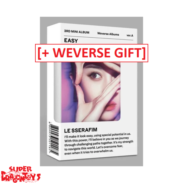 LE SSERAFIM (르세라핌) - EASY - [WEVERSE ALBUM] - 3RD MINI ALBUM + [WEVERSE GIFT]