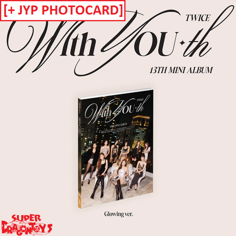 TWICE (트와이스) - WITH YOU-TH - 13TH MINI ALBUM + [JYP PHOTOCARD]