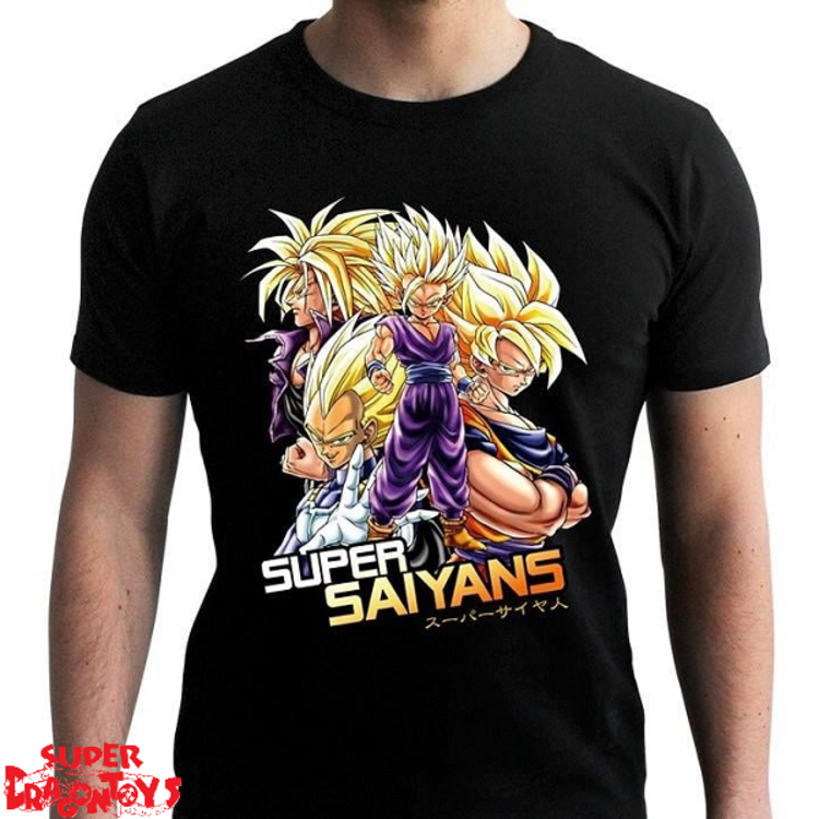 ABYSTYLE DRAGON BALL Z - T-SHIRT "SUPER SAIYANS"
