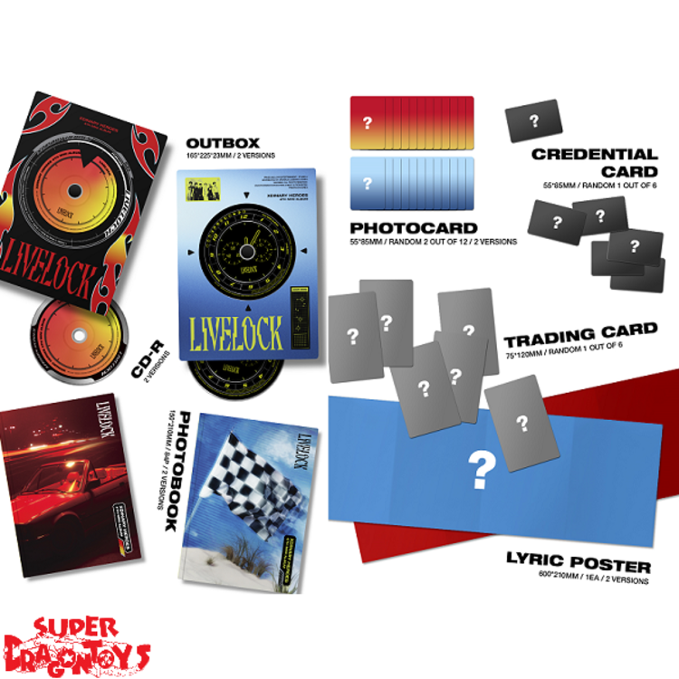 XDINARY HEROES (엑스디너리 히어로즈) - LIVELOCK - 4TH MINI ALBUM [2 ALBUM SET]