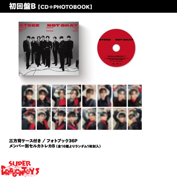 ATEEZ (エイティーズ) - NOT OKAY - [LIMITED B VER.] - 3RD SINGLE ALBUM (JAPANESE EDITION)