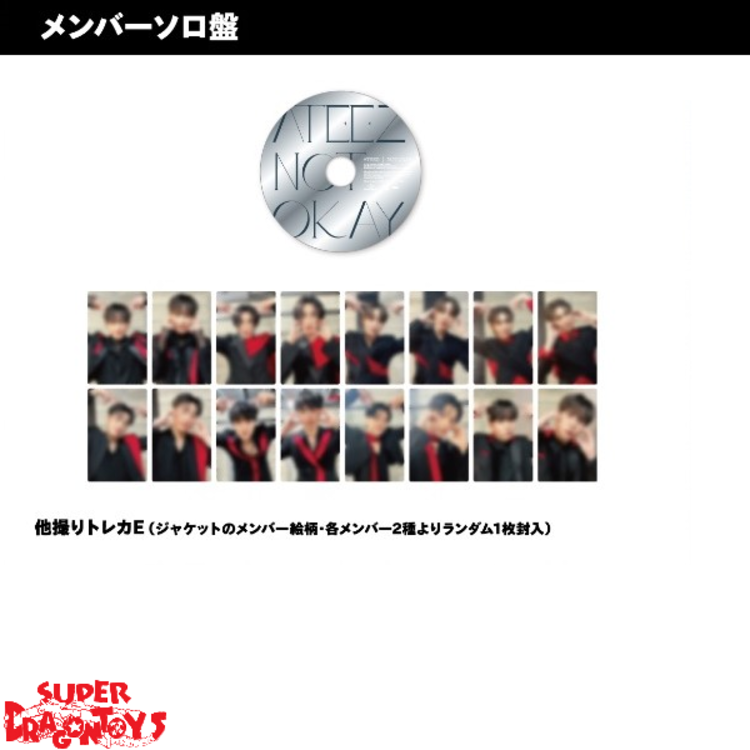 ATEEZ (エイティーズ) - NOT OKAY - [FAN CLUB VER. / MEMBER SELECT] - 3RD SINGLE ALBUM (JAPANESE EDITION)