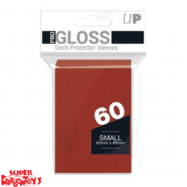 ULTRA PRO - [GLOSS] DECK PROTECTOR SLEEVES [RED] - SMALL SIZE