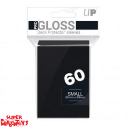 ULTRA PRO - [GLOSS] DECK PROTECTOR SLEEVES [BLACK] - SMALL SIZE