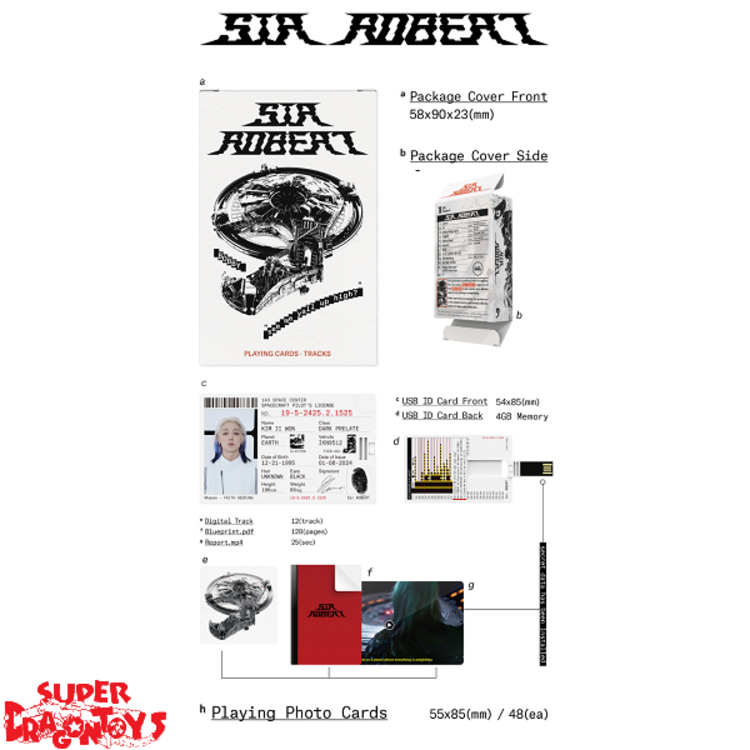 BOBBY (바비) [IKON] - SIR ROBERT - [PLAYING CARDS VERSION] 3RD FULL ALBUM