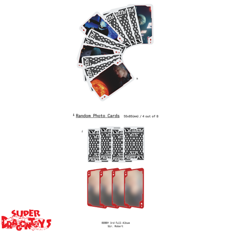 BOBBY (바비) [IKON] - SIR ROBERT - [PLAYING CARDS VERSION] 3RD FULL ALBUM