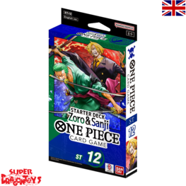 BANDAI ONE PIECE TCG - STARTER DECK [ST12] "ZORO & SANJI" - ENGLISH EDITION