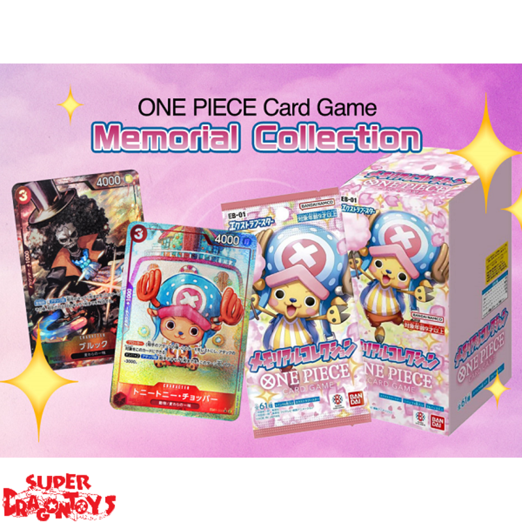 BANDAI ONE PIECE TCG - BOOSTERS [EB01] "MEMORIAL COLLECTION" - JAPANESE EDITION