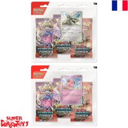 POKEMON TCG - TRIPACK "ECARLATE ET VIOLET : FORCES TEMPORELLES" [EV05] - EDITION FRANCAISE