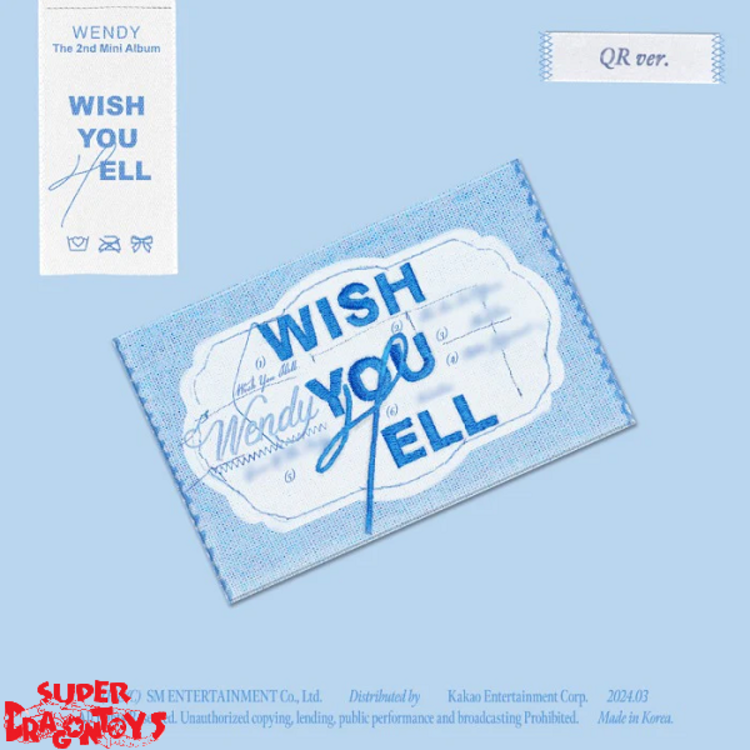 WENDY (웬디) [RED VELVET] - WISH YOU HELL - [QR VER.] - 2ND MINI ALBUM
