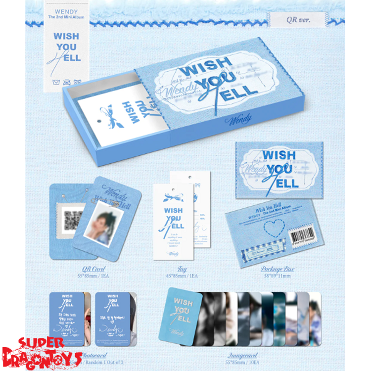 WENDY (웬디) [RED VELVET] - WISH YOU HELL - [QR VER.] - 2ND MINI ALBUM
