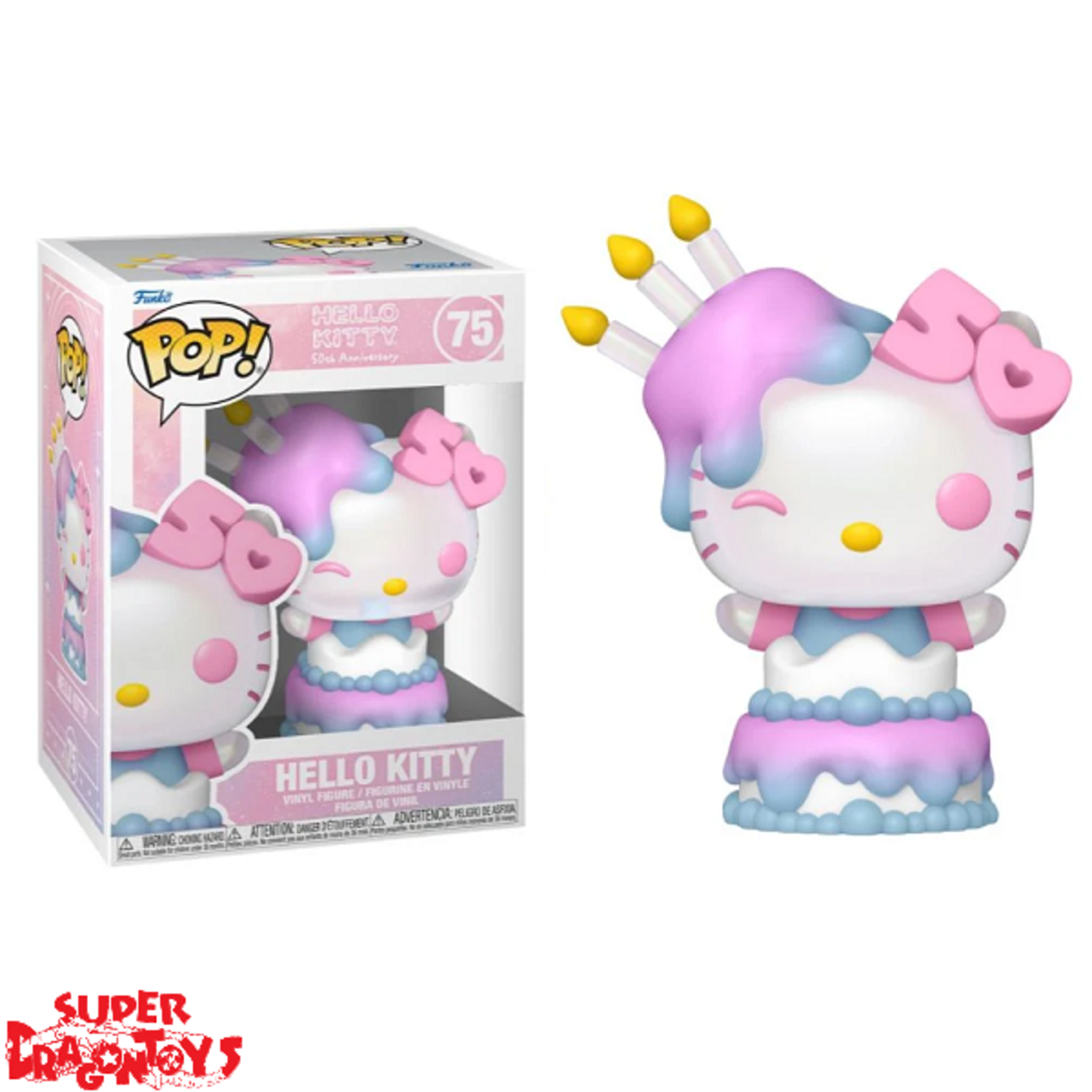 HELLO KITTY 50TH ANNIVERSARY - HELLO KITTY - FUNKO POP HELLO KITTY 50TH ANNIVERSARY - HELLO KITTY - FUNKO POP