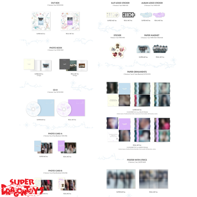 ILLIT (아일릿) - SUPER REAL ME - 1ST MINI ALBUM