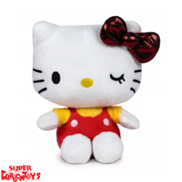 SANRIO CHARACTERS  - HELLO KITTY "50TH ANNIVERSARY" [RED] - PLUSH [16 CM]