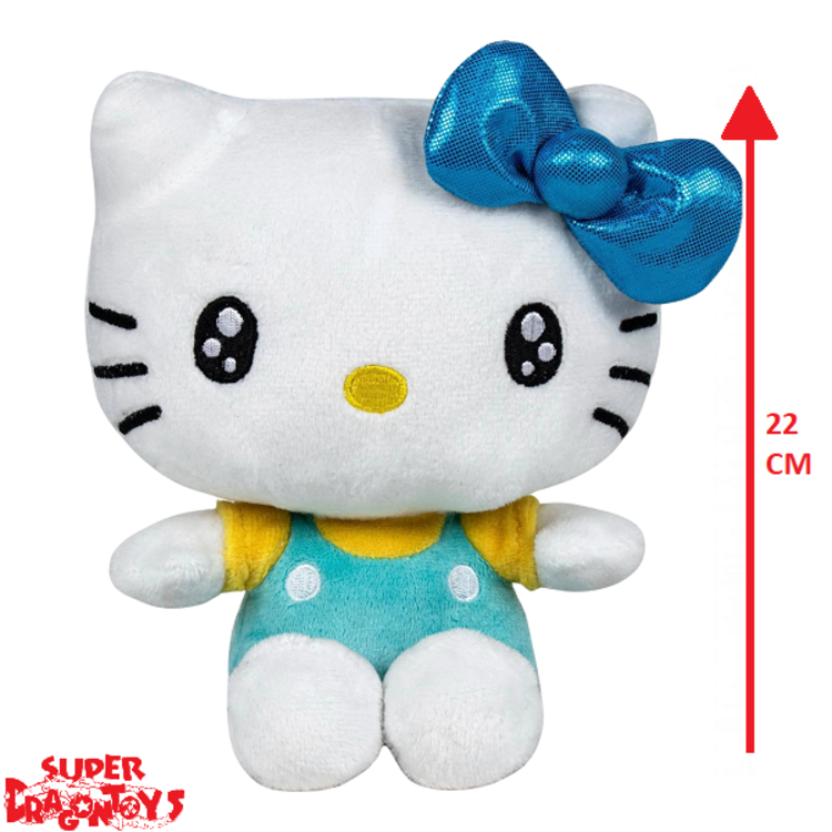 SANRIO CHARACTERS  - HELLO KITTY "50TH ANNIVERSARY" [LIGHT BLUE] - PLUSH [22 CM]
