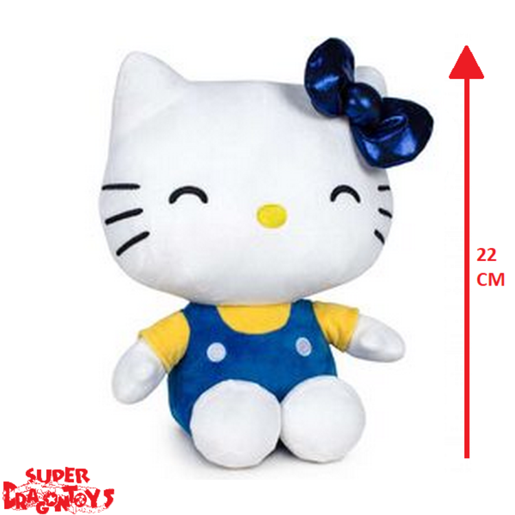 SANRIO CHARACTERS  - HELLO KITTY "50TH ANNIVERSARY" [DARK BLUE] - PLUSH [22 CM]