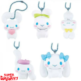 SANRIO CHARACTERS - CINNAMOROLL [OMIMI HANGING MASCOT SERIES] - TAKARA TOMY A.R.T.S GASHAPON [5 MINI-FIGURE SET]