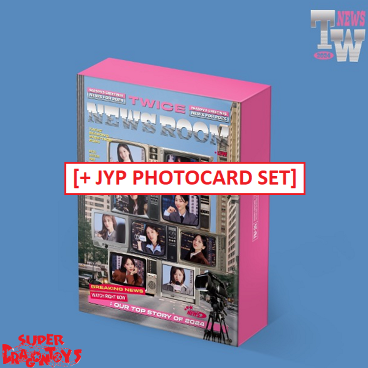 TWICE (트와이스) - 2024 SEASON'S GREETINGS [TWICE NEWS ROOM] - [DESK CALENDAR] PACKAGE - Copy