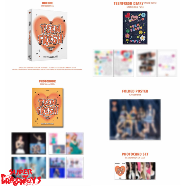 STAYC (스테이씨) - 1ST WORLD TOUR [TEENFRESH] - [QR CARD] PACKAGE
