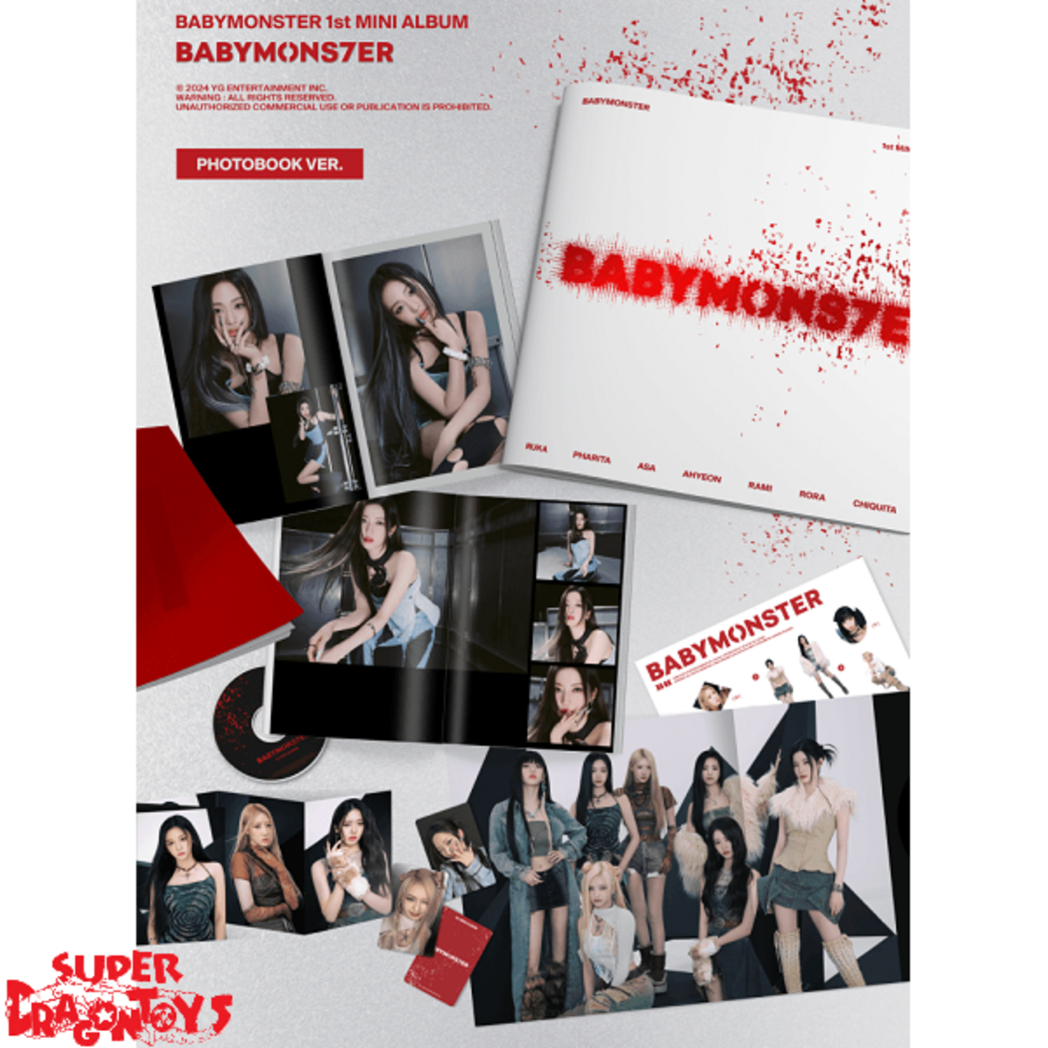BABYMONSTER (베몬) - BABYMONS7ER - 1ST MINI ALBUM + [ON-PACK