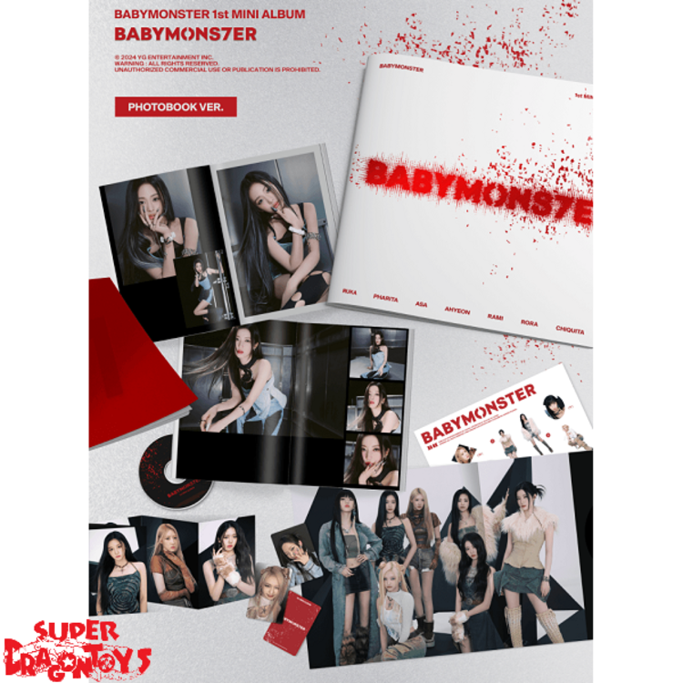 BABYMONSTER (베몬) - BABYMONS7ER - 1ST MINI ALBUM + [ON-PACK FOLDED POSTER]