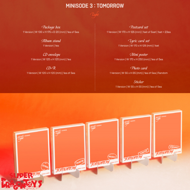 TXT (투모로우바이투게더) - MINISODE 3 : TOMORROW - [LIGHT VER.] - 6TH MINI ALBUM
