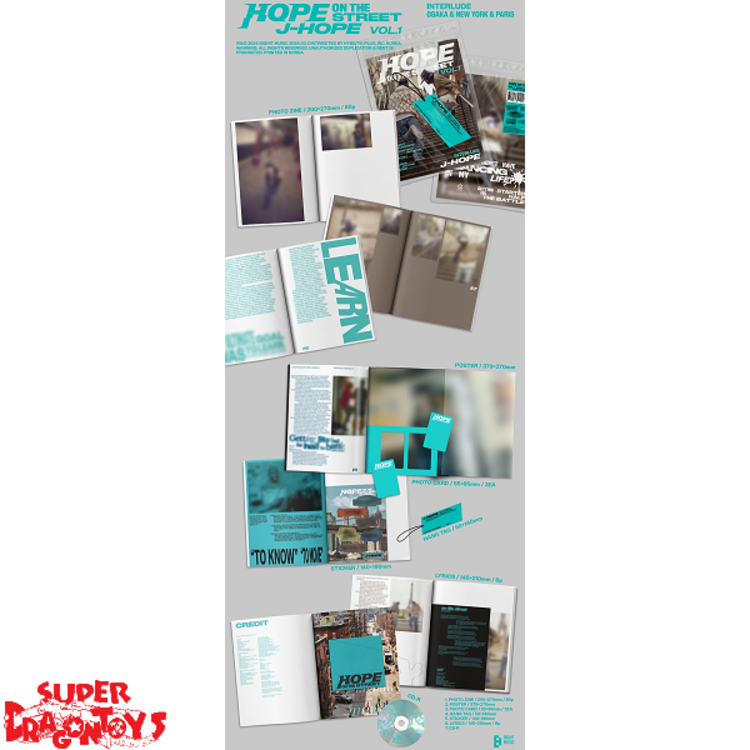 J-HOPE (제이홉) [BTS] - HOPE ON THE STREET VOL.1 - [3 ALBUM SET + WEVERSE GIFT]