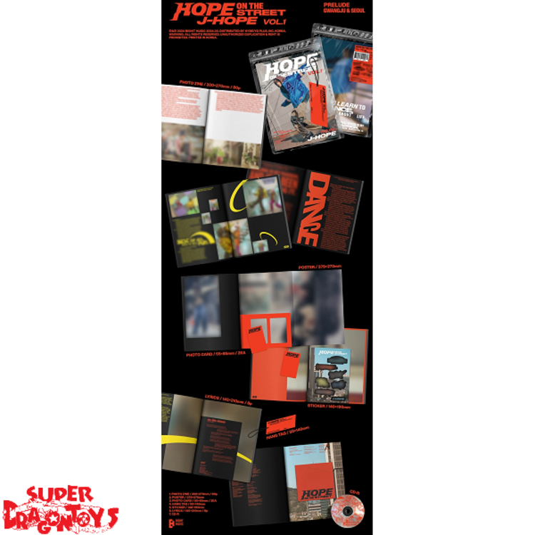 J-HOPE (제이홉) [BTS] - HOPE ON THE STREET VOL.1 - [3 ALBUM SET + WEVERSE GIFT]
