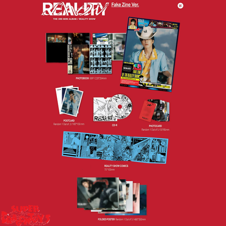 U-KNOW (유노윤호) - REALITY SHOW - [FAKE ZINE VER.] - 3RD MINI ALBUM