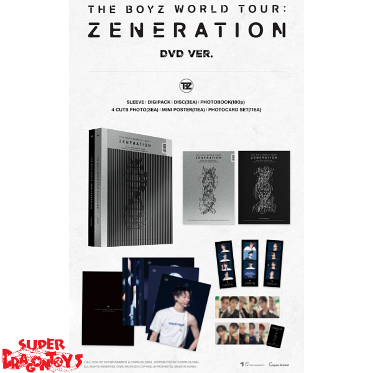 THE BOYZ (더보이즈) - 2ND WORLD TOUR [ZENERATION] - [3DVD] PACKAGE