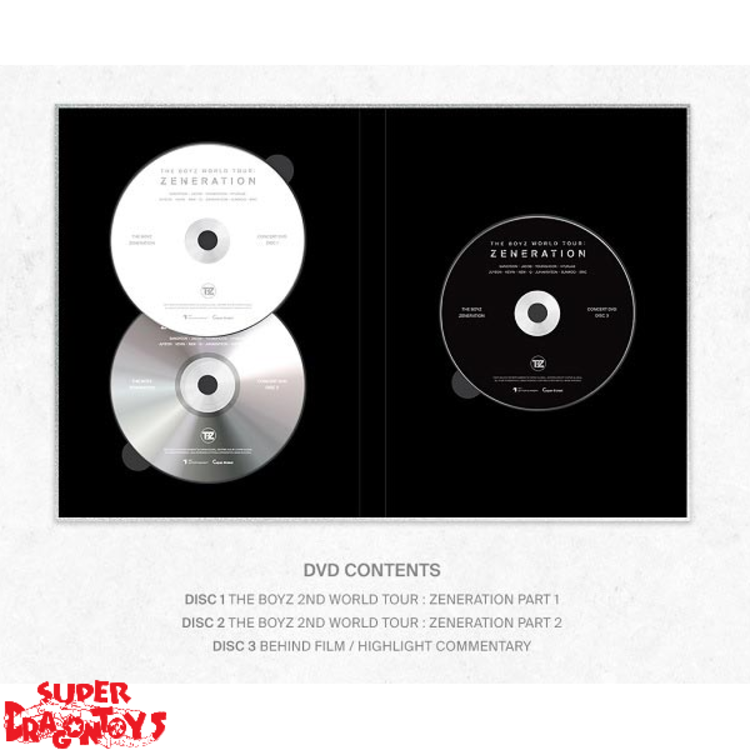 THE BOYZ (더보이즈) - 2ND WORLD TOUR [ZENERATION] - [3DVD] PACKAGE