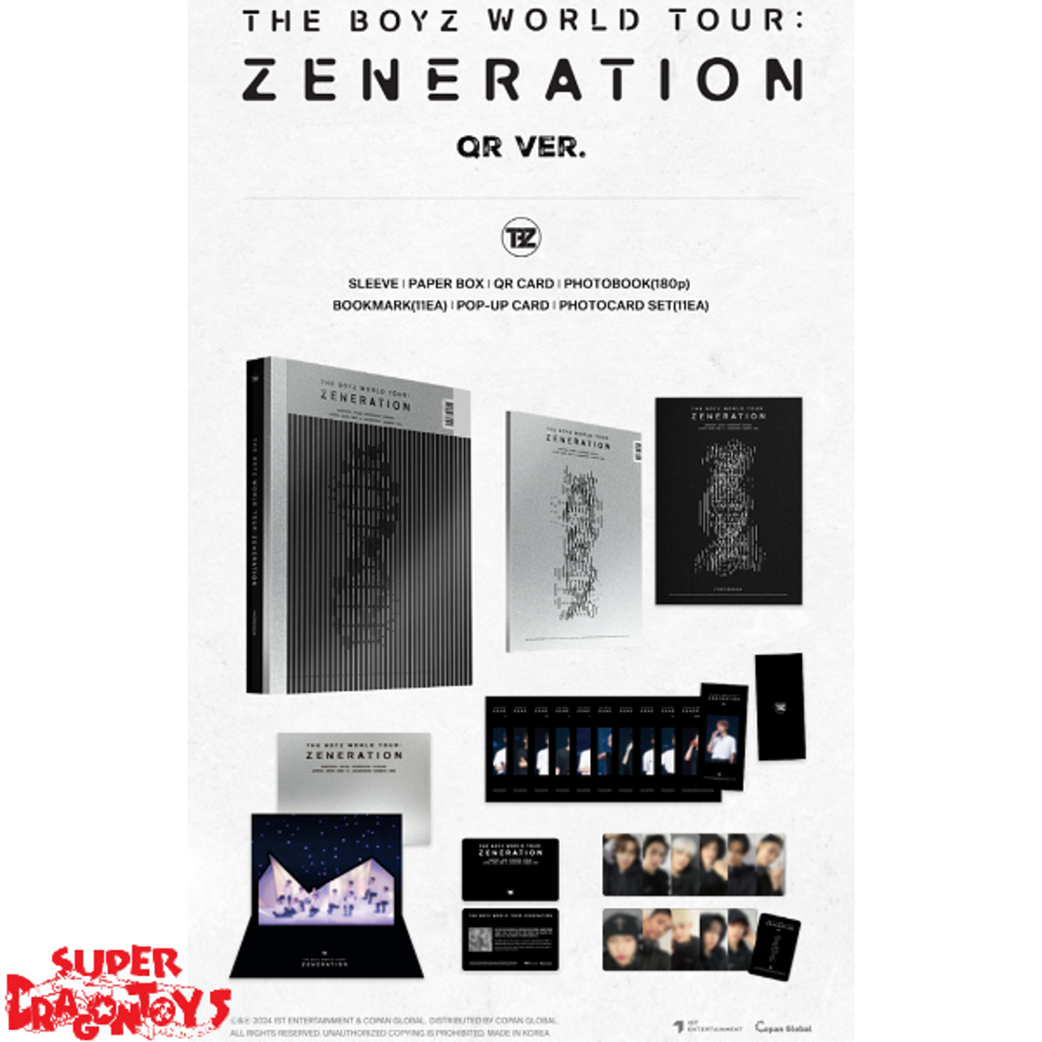 THE BOYZ (더보이즈) - 2ND WORLD TOUR [ZENERATION] - [QR CARD] PACKAGE