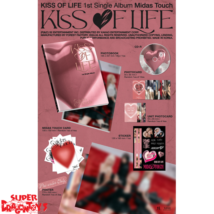 KISS OF LIFE (키스 오브 라이프) - MIDAS TOUCH - 1ST SINGLE ALBUM