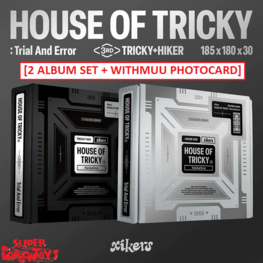 XIKERS (싸이커스) - HOUSE OF TRICKY : TRIAL AND ERROR - 3RD MINI ALBUM [2 ALBUM SET + WITHMUU PHOTOCARDS]