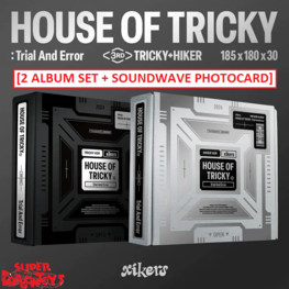 XIKERS (싸이커스) - HOUSE OF TRICKY : TRIAL AND ERROR - 3RD MINI ALBUM [2 ALBUM SET + SOUNDWAVE PHOTOCARDS]