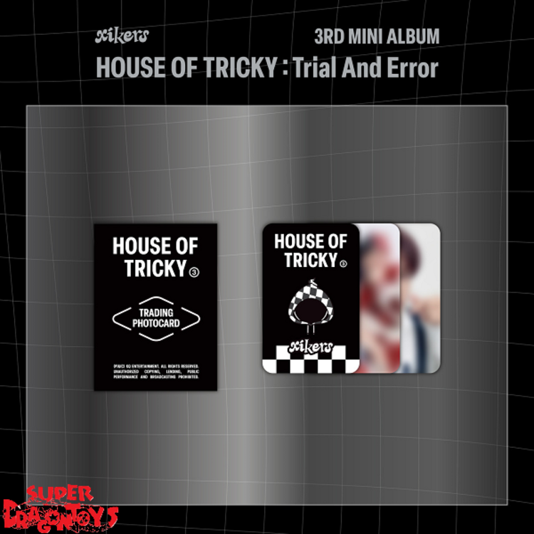 XIKERS (싸이커스) - [HOUSE OF TRICKY : TRIAL AND ERROR] RANDOM TRADING CARD SET - OFFICIAL MD