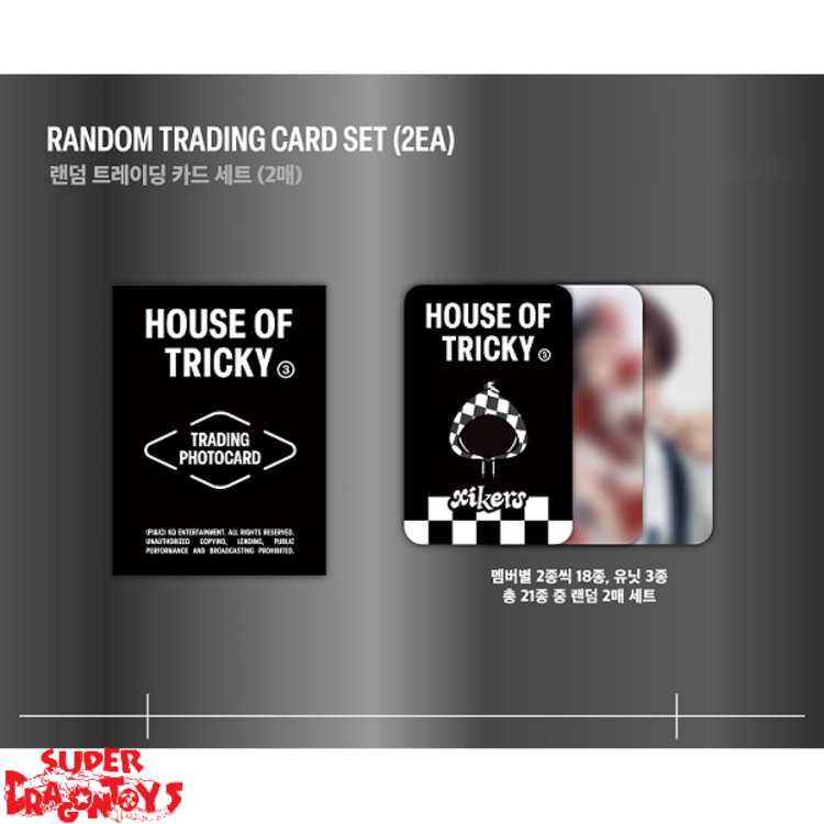 XIKERS (싸이커스) - [HOUSE OF TRICKY : TRIAL AND ERROR] RANDOM TRADING CARD SET - OFFICIAL MD