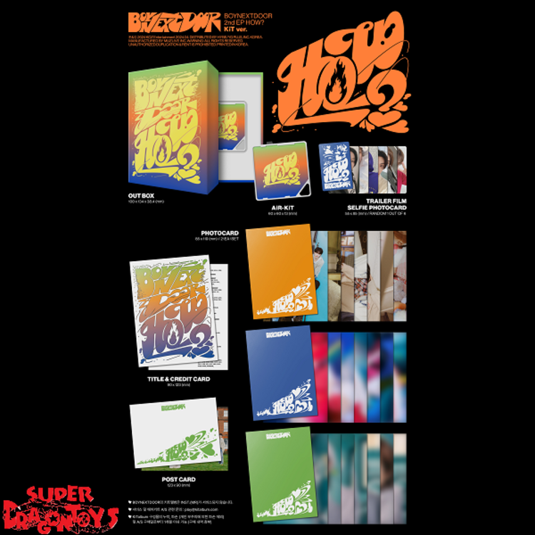 BOYNEXTDOOR (보이넥스트도어) - [HOW?] - [KIT VER.] - 2ND EP