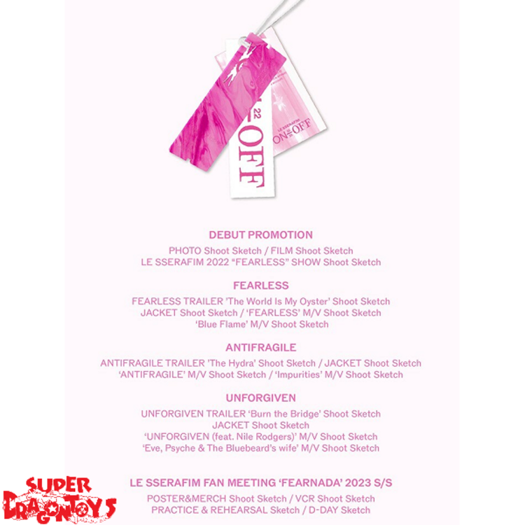 LE SSERAFIM (르세라핌) - [ON-OFF] 202-23 - [PACKAGE + FILM PHOTOBOOK] SET + [WEVERSE GIFT]
