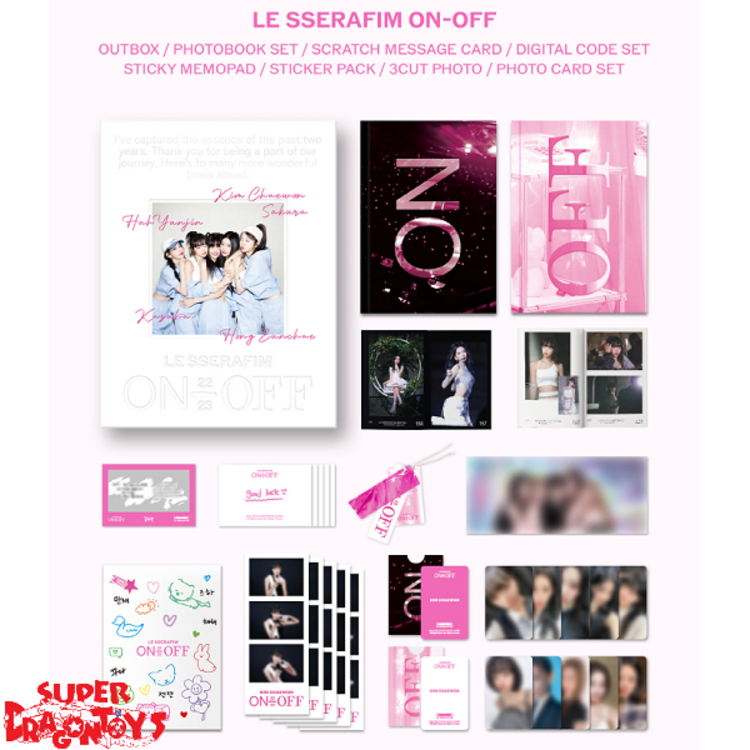 LE SSERAFIM (르세라핌) - [ON-OFF] 202-23 - [PACKAGE + FILM PHOTOBOOK] SET + [WEVERSE GIFT]