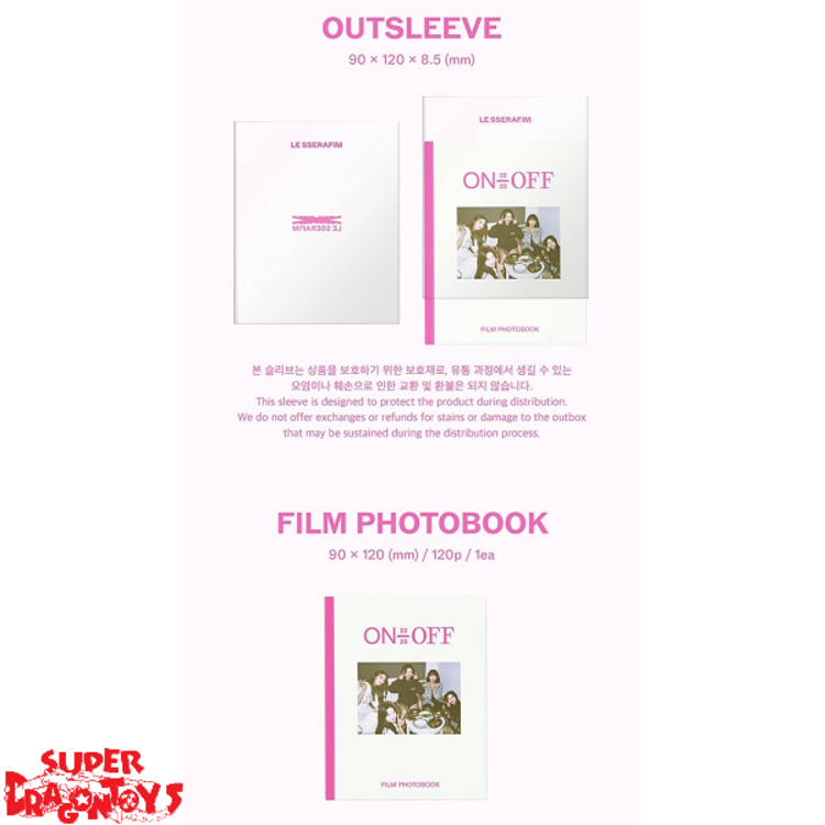 LE SSERAFIM (르세라핌) - [ON-OFF] 202-23 - [PACKAGE + FILM PHOTOBOOK] SET + [WEVERSE GIFT]