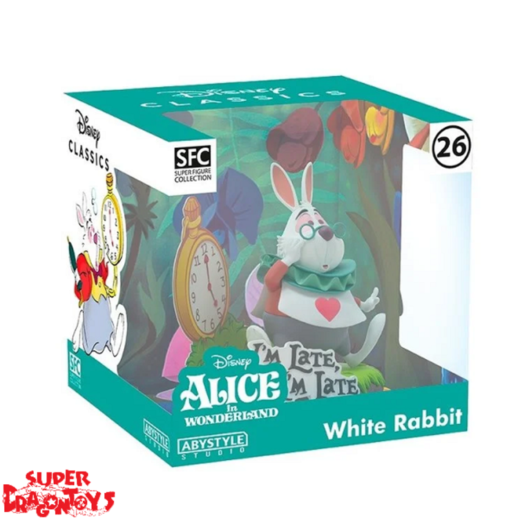 ABYSTYLE DISNEY "ALICE IN WONDERLAND" - "WHITE RABBIT" - [SFC] SUPER FIGURE COLLECTION