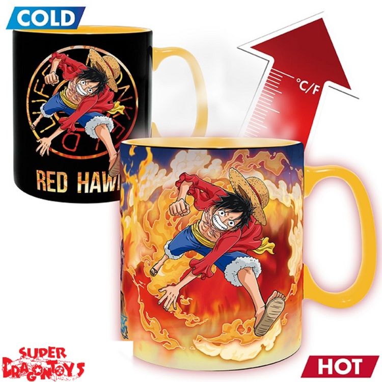ABYSTYLE ONE PIECE - MUG MAGIQUE THERMO REACTIF "LUFFY & SABO"