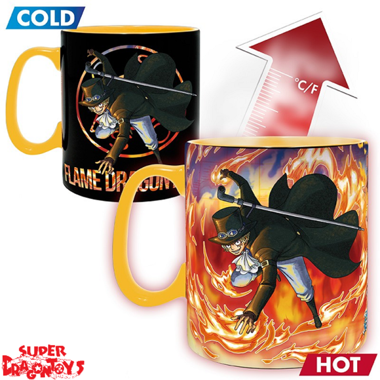 ABYSTYLE ONE PIECE - MUG MAGIQUE THERMO REACTIF "LUFFY & SABO"