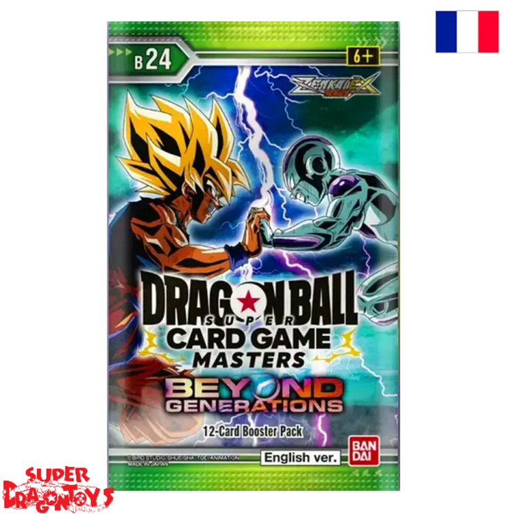 BANDAI DRAGON BALL SUPER TCG - BOOSTER "BEYOND GENERATION" [B24] - EDITION FRANCAISE