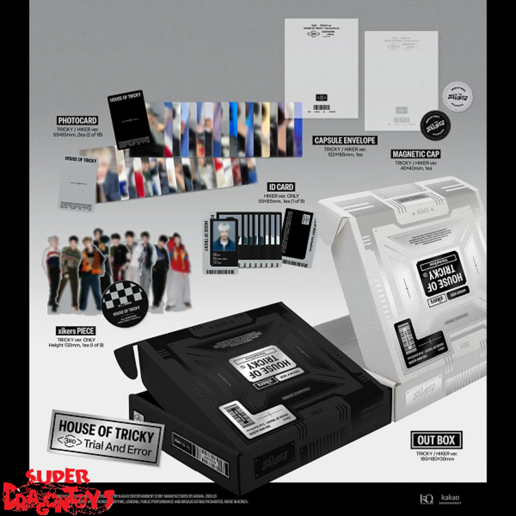 XIKERS (싸이커스) - HOUSE OF TRICKY : TRIAL AND ERROR - 3RD MINI ALBUM + [SOUNDWAVE PHOTOCARD]