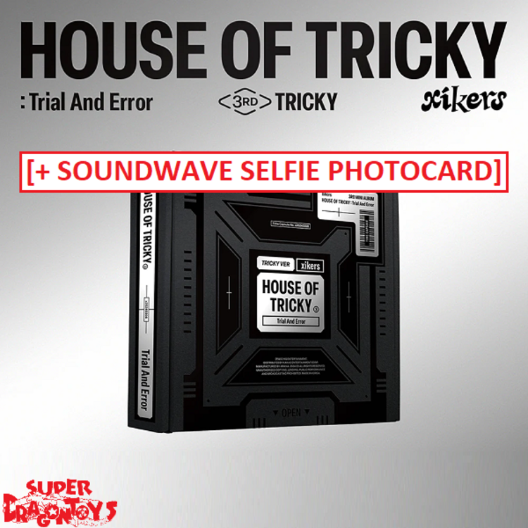 XIKERS (싸이커스) - HOUSE OF TRICKY : TRIAL AND ERROR - 3RD MINI ALBUM + [SOUNDWAVE PHOTOCARD]