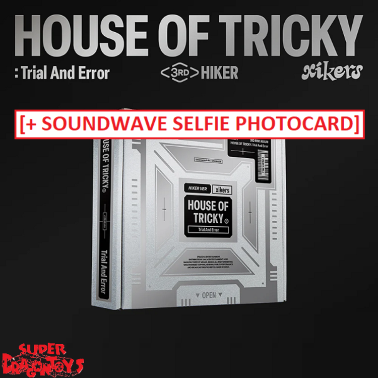 XIKERS (싸이커스) - HOUSE OF TRICKY : TRIAL AND ERROR - 3RD MINI ALBUM + [SOUNDWAVE PHOTOCARD]