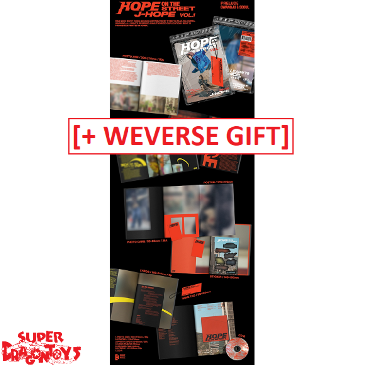 J-HOPE (제이홉) [BTS] - HOPE ON THE STREET VOL.1 - ALBUM + [WEVERSE GIFT]