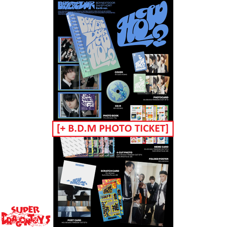 BOYNEXTDOOR (보이넥스트도어) - [HOW?] - 2ND EP + [B.D.M PHOTO TICKET]